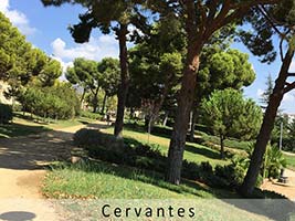 Barcelona Cervantes park