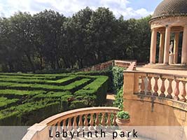 Barcelona labyrinth Horta park