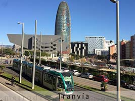 Barcelona streetcar