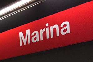 Barcelona Marina metro stop