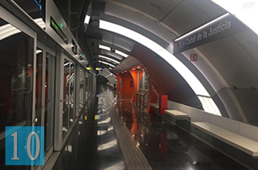 Barcelona metro ciutat de la justicia