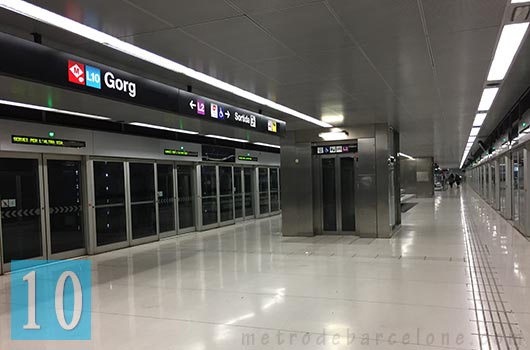 Barcelona metro Gorg