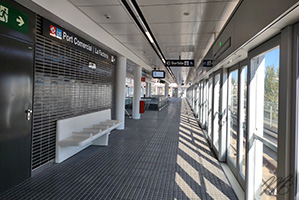 Barcelona port comercial la factoria metro stop