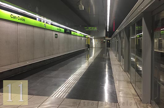 barcelona can cuias metro station