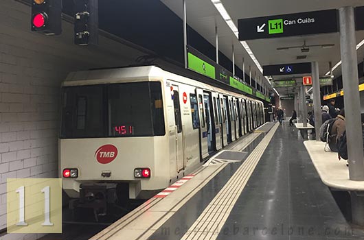 barcelona trinitat nova subway station