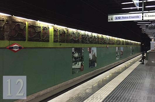 barcelona sarria subway station