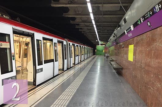 barcelona paral-lel subway station