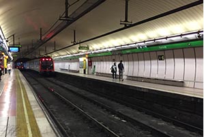 Barcelona Fontana metro stop