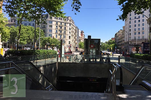 Passeig de Gracia Barcelona metro