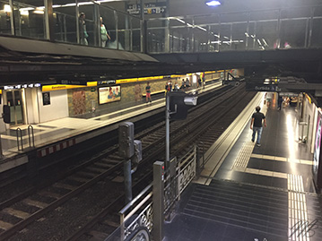 Barceloneta Barcelona metro station