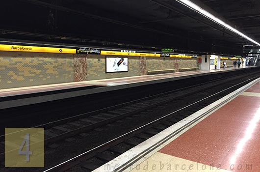 Barcelona metro Barceloneta