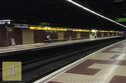 barcelona maragall subway station