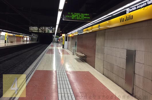 barcelona via julia metro station