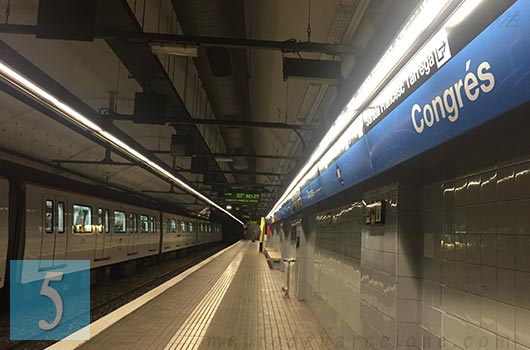 barcelona congres metro station