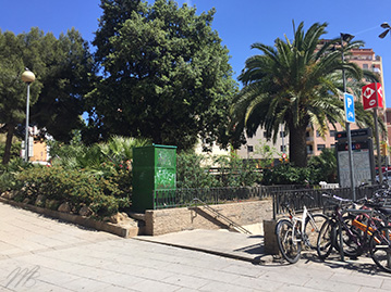 Barcelona Plaça de Sants metro stop