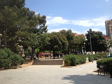 Barcelona plaza de sants metro photos