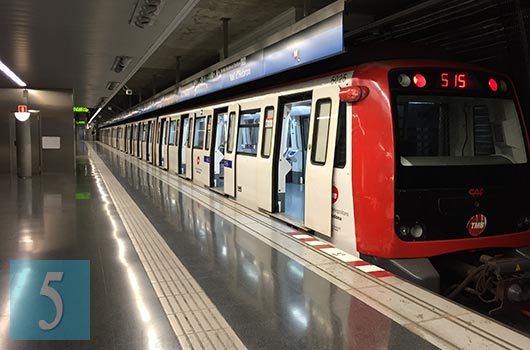 barcelona vall d'hebron metro station