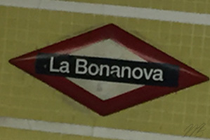 Barcelona La Bonanova metro stop