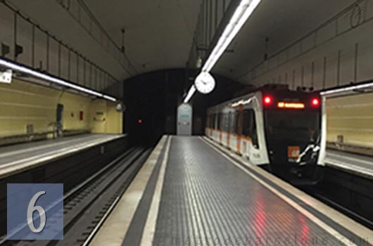 barcelona la bonanova metro station