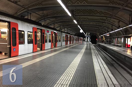 barcelona provença metro station