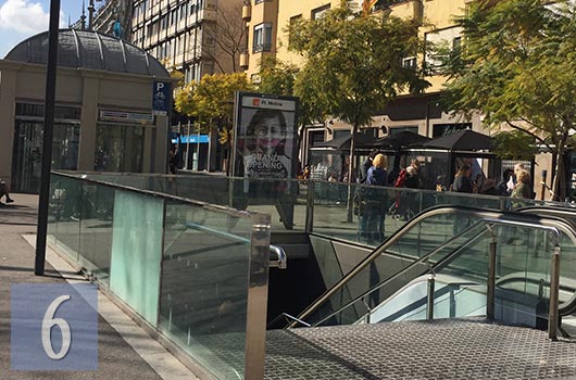 Barcelona sant gervasi metro station