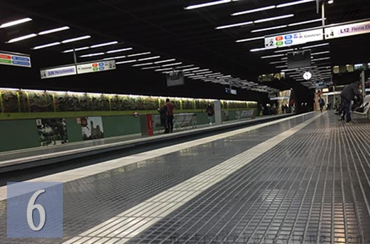barcelona sarria metro station