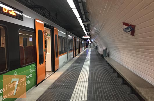 barcelona el putxet metro station