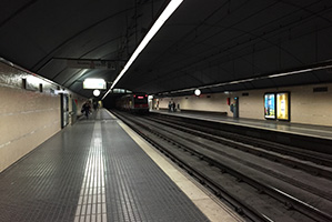 Barcelona Almeda metro stop