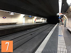 subway Barcelona line 7