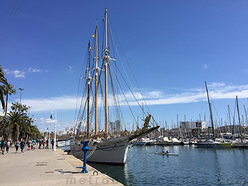 viejo puerto de Barcelona