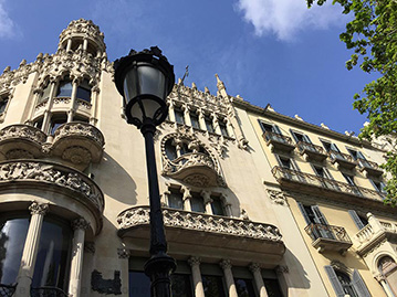 Barcelona passeig de gracia fotos