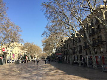 foto de la Rambla de Barcelona