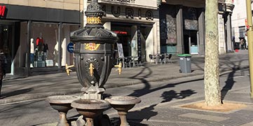 Canaletes Barcelona Ramblas