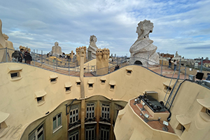 Barcelona monumento famoso de Gaudi