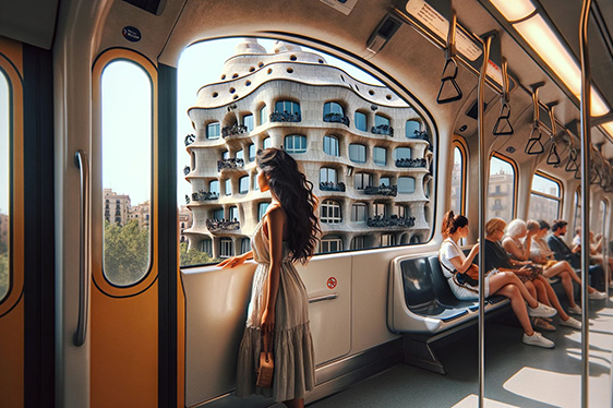 Pedrera Barcelona metro
