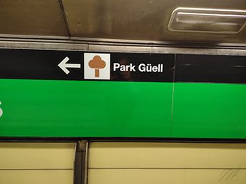 metro parque Guell como llegar