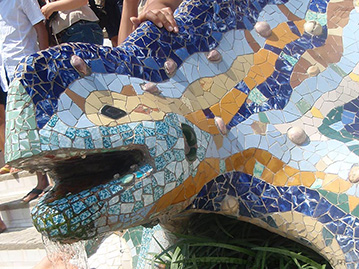 monumento del parque Guell