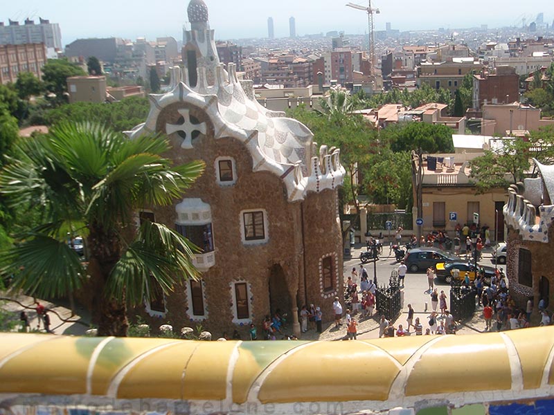 Barcelona Guell park monument
