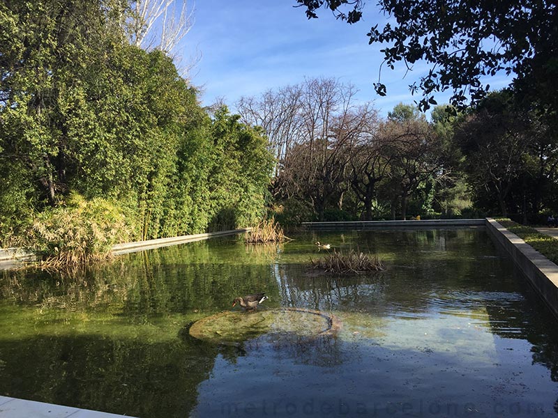 Jardines de Pedralbes de Barcelona