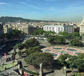 Barcelona plaça Catalunya fotos