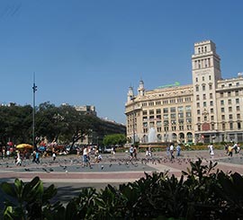 Barcelona plaza de Cataluña