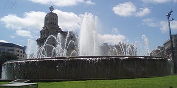 Fontaine de la Plaça Catalunya Barcelone