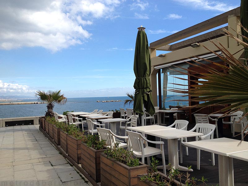 barcelona restaurante frente al mar