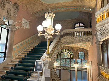 Barcelona sala del Palau de la Musica