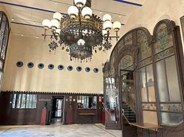 interior del palau de la musica Barcelona