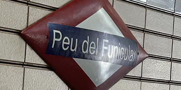 Barcelona Vallvidrera funicular metro