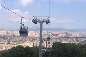 Barcelona Montjuic teleférico