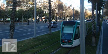 Barcelona tranvia linea 2