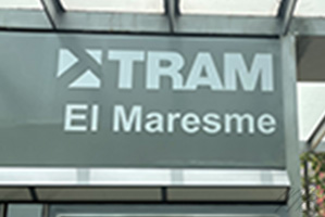 Barcelona tram El Maresme