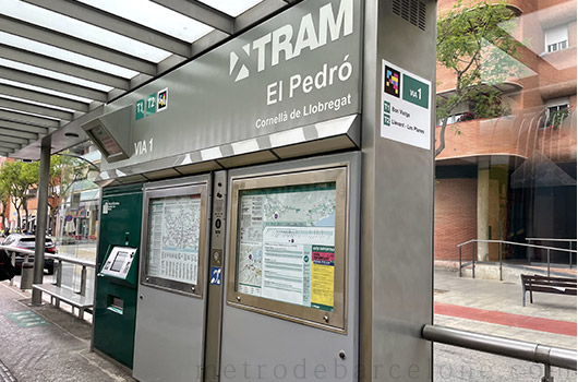 Barcelona tram El Pedro